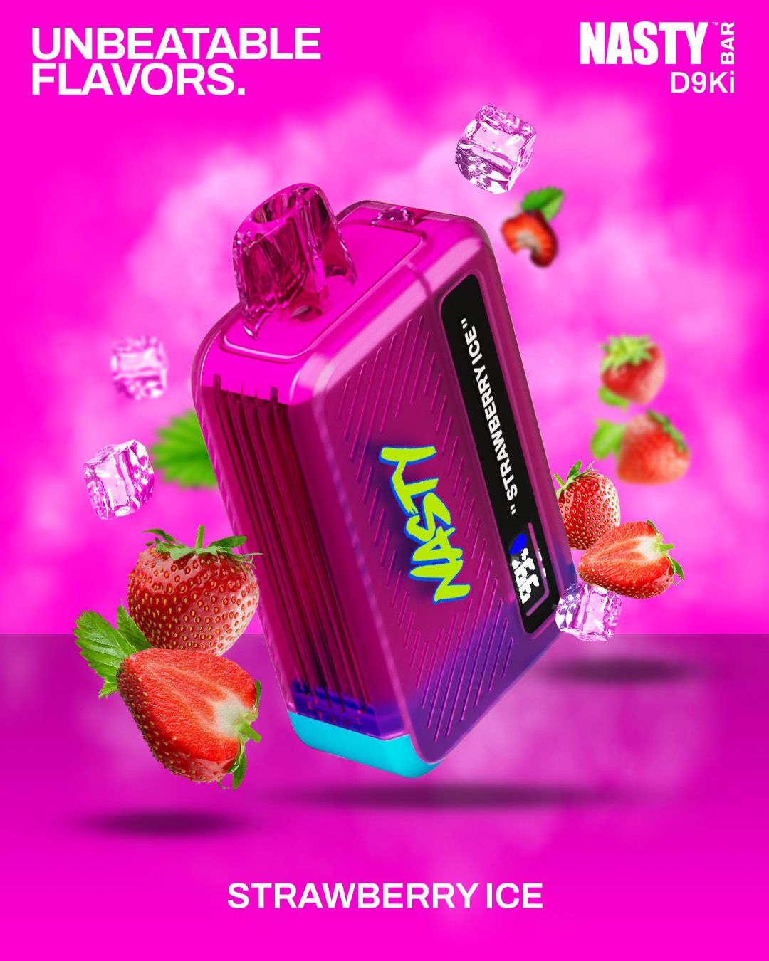 Nasty Strawberry Ice 5.0% 9000 Puffs
