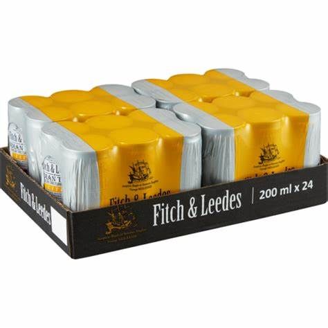 Fitch &amp; Leedes Indian Tonic Sugar Free Can (24 x 200ml)
