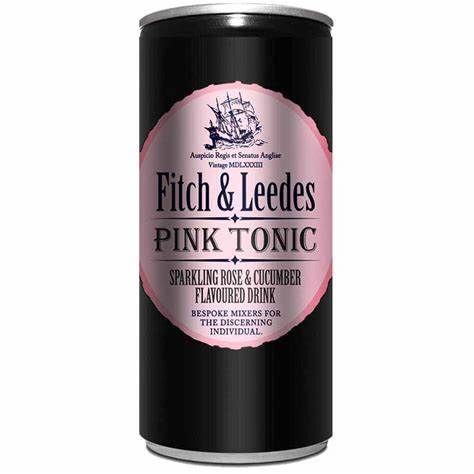 Fitch &amp; Leedes Pink Tonic Can 200ml