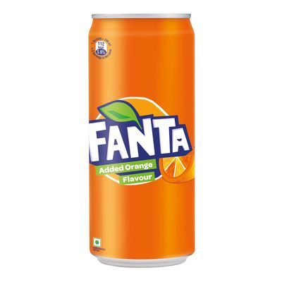 Fanta Orange Soft Drink Cans 300 ml