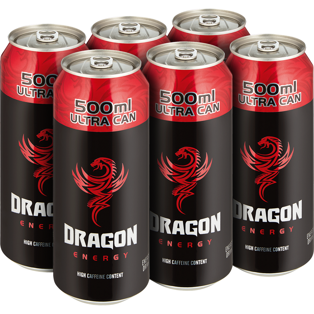 Dragon Energy Drink Original Bulk (6 x 500ml)