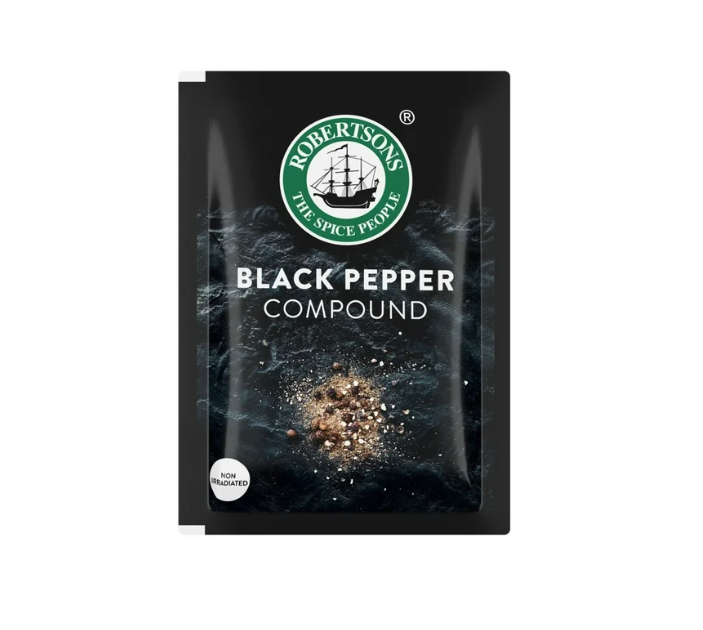 Spices Robertsons Black Pepper 7g