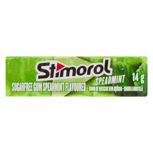 Sweets Stimorol Gum Spearmint S/Free 10s