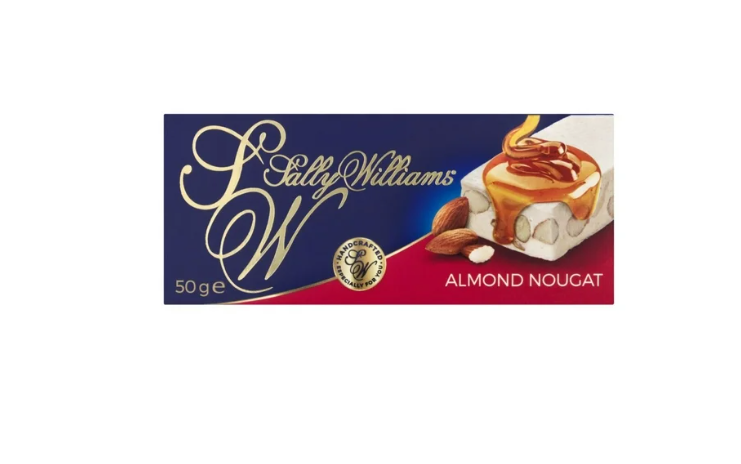 Sweet S/Williams Nougat Bar Almond 50g