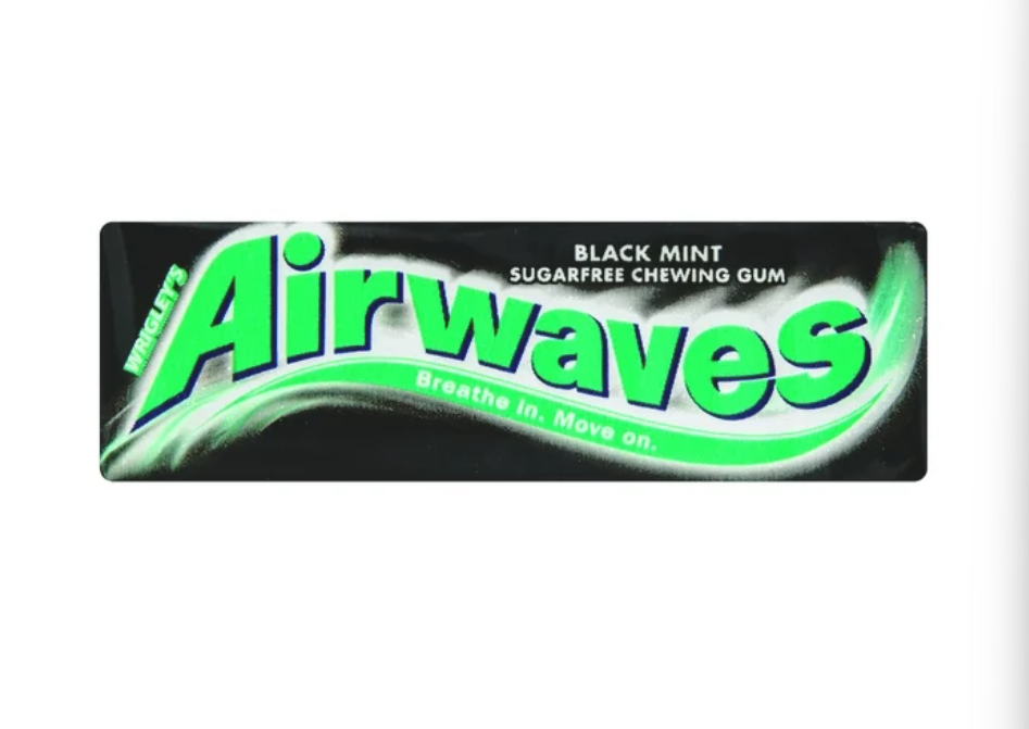 Sweets Gum Airwaves Black Mint S/F 10Pc