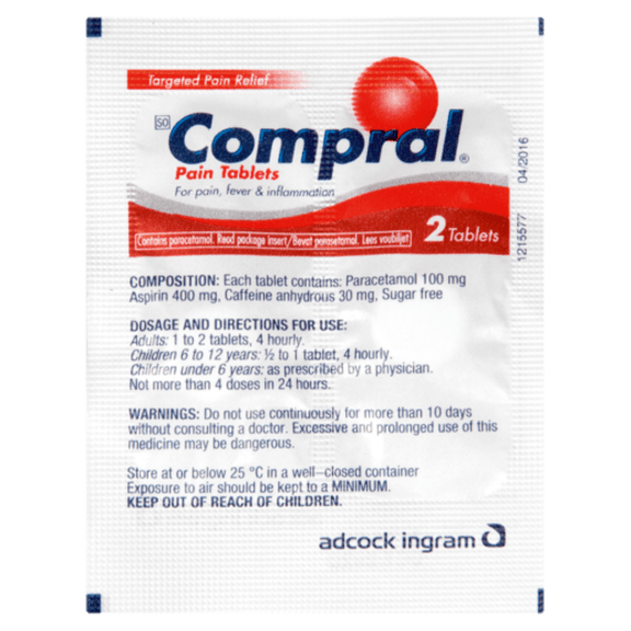 Compral Pain Tablets 2's