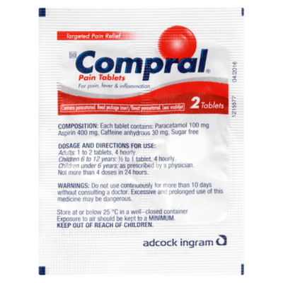 Compral Pain Tablets 2's