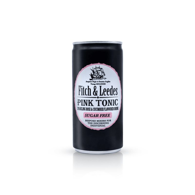 Fitch &amp; Leedes Pink Tonic Sugar Free Can 200ml