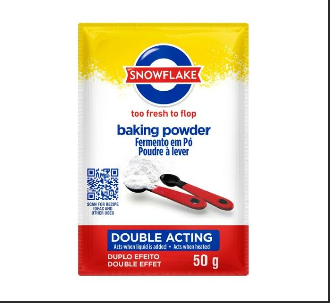 Snowflake Baking Powder Sachets 50g