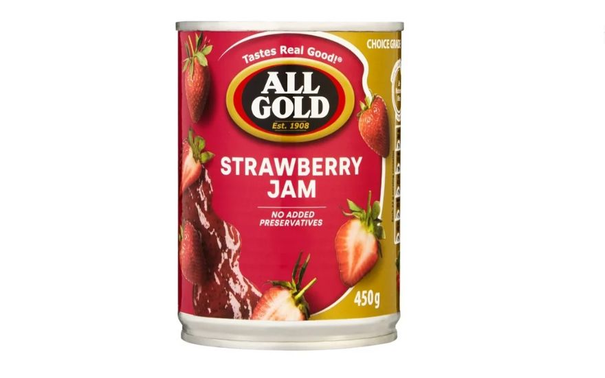 All Gold Strawberry Jam 450g