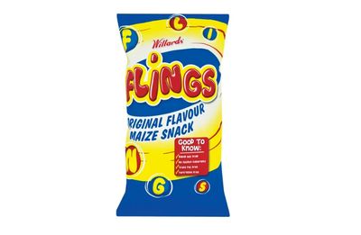 Willards Flings Maize Snacks 150g
