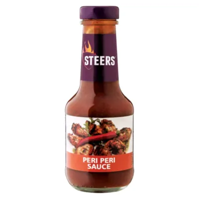 Steers Sauce Peri Peri Hot 375ml
