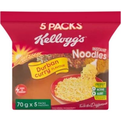 Kellogg's Noodles Durban Curry (5 x 70g)
