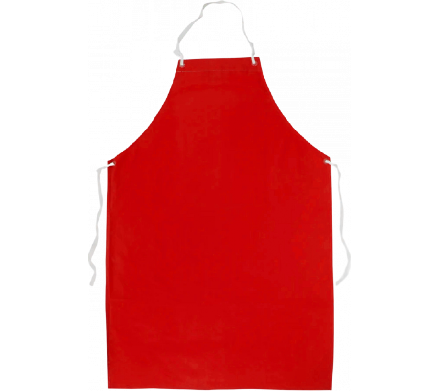Apron PVC Heavy Duty Red