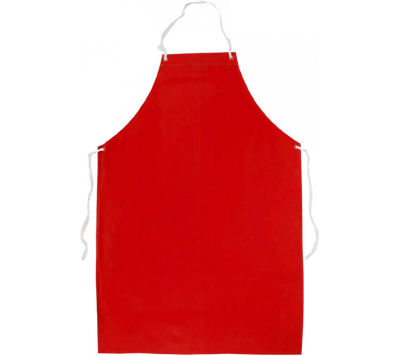 Apron PVC Heavy Duty Red
