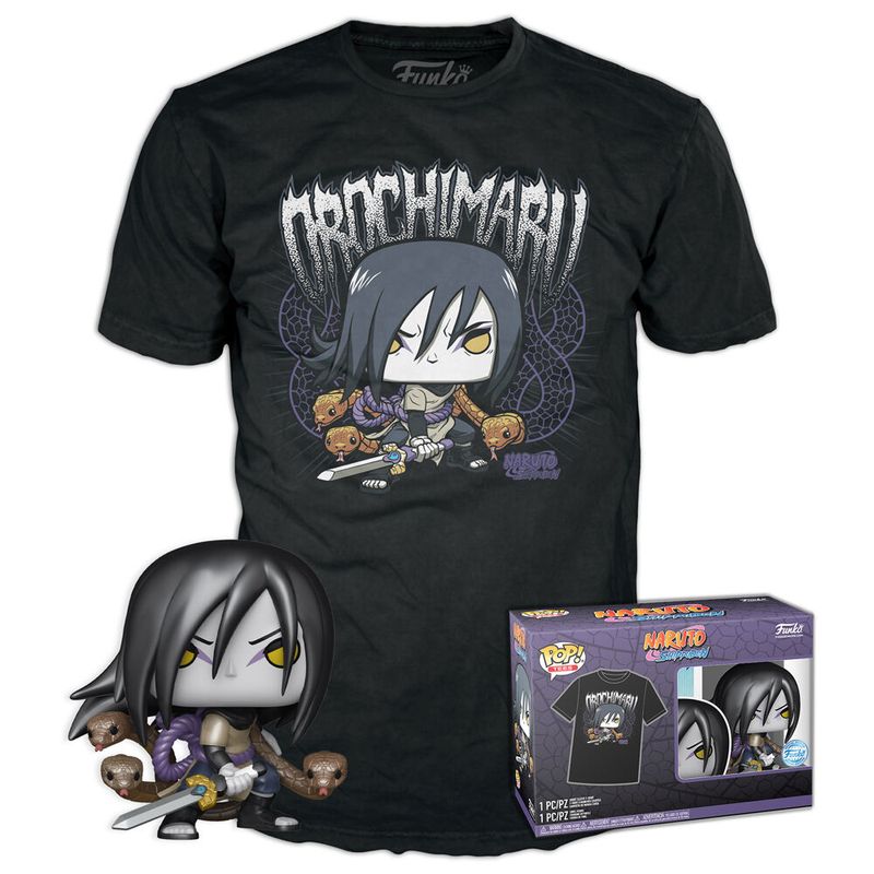 Set Figura POP & Camiseta – Orochimaru – Naruto Shippuden