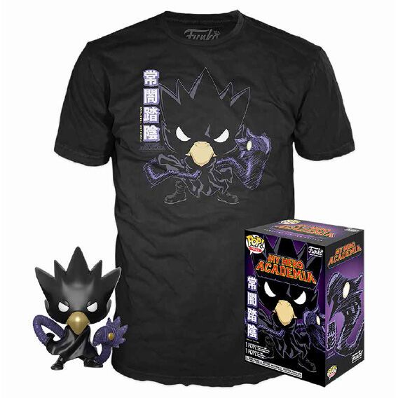 Set Figura POP! & Tee – My Hero Academia – Tokoyami – Edición Especia