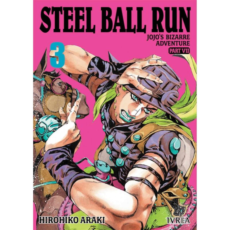 🌀 JoJo's Bizarre Adventure Parte 7: Steel Ball Run Vol. 03 (Reimpresión)