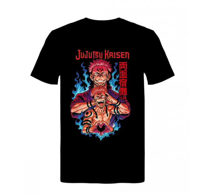 Camiseta Unisex - "Sukuna Desatado" | Jujutsu Kaisen