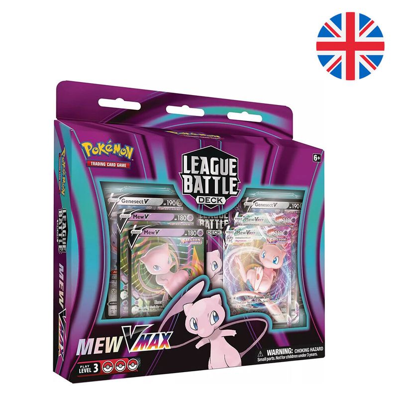 Baraja Juego Cartas Coleccionables Mew VMAX Pokémon - Inglés
