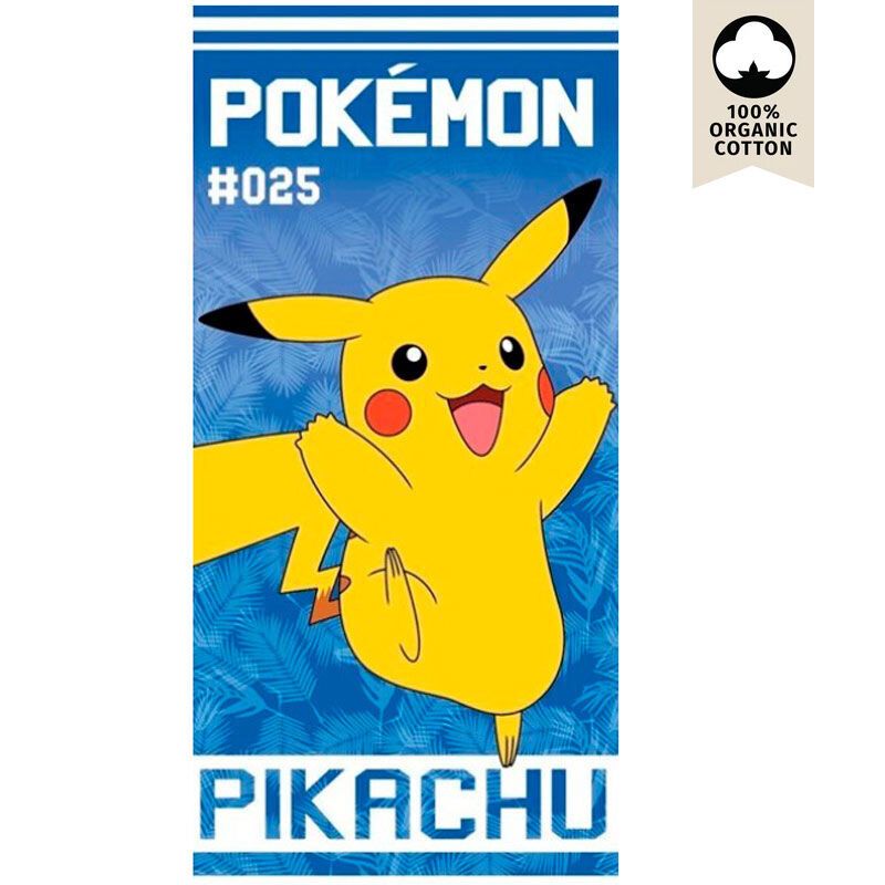 Toalla Pikachu Pokémon – 100% Algodón