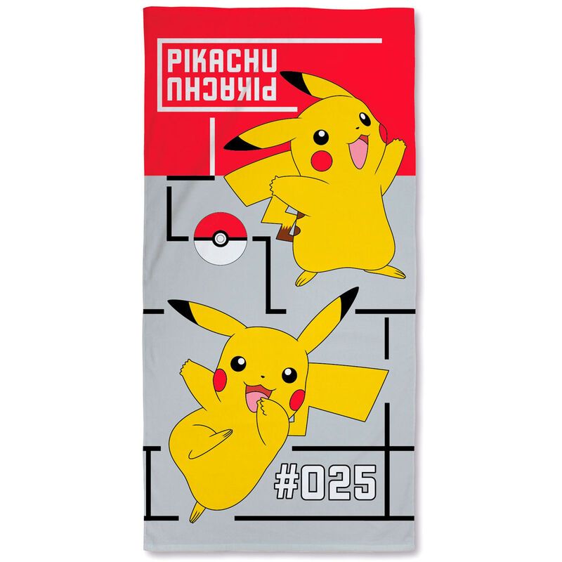 Toalla Pikachu Pokémon – 100% Algodón