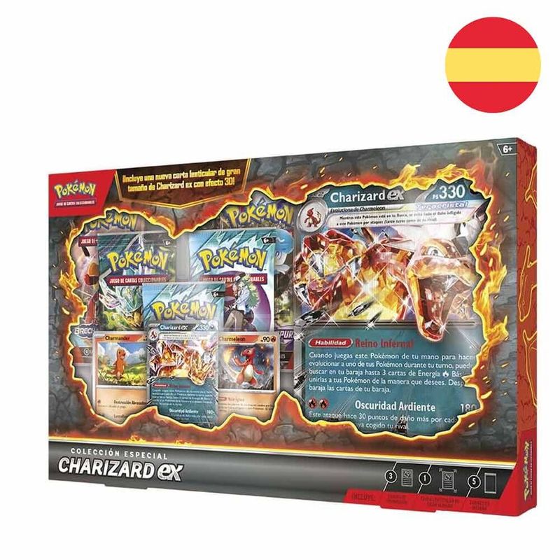 🔥 Blister Juego de Cartas Coleccionables Charizard – Pokémon (Español)