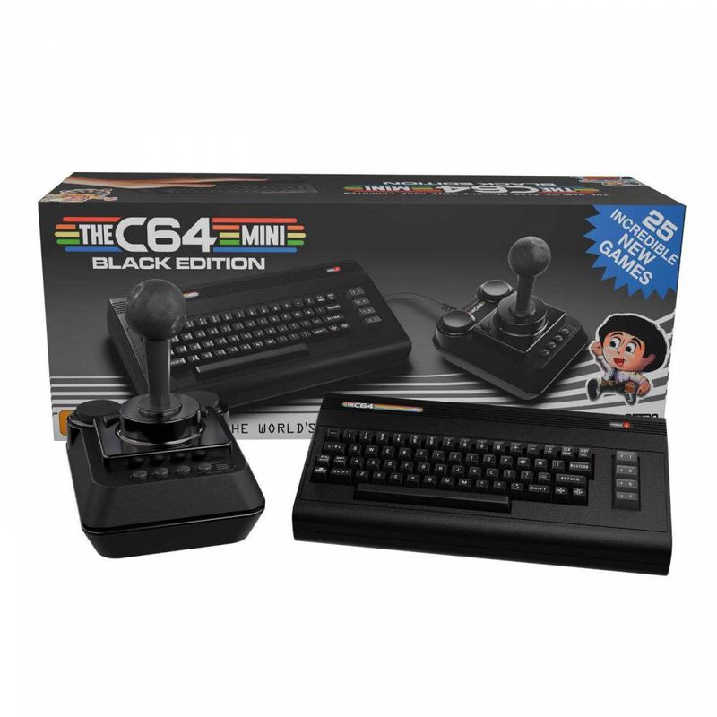 Consola The C64 Mini Black Edition +25 Videojuegos | Retro gaming – Lanzamiento 24/10/2025