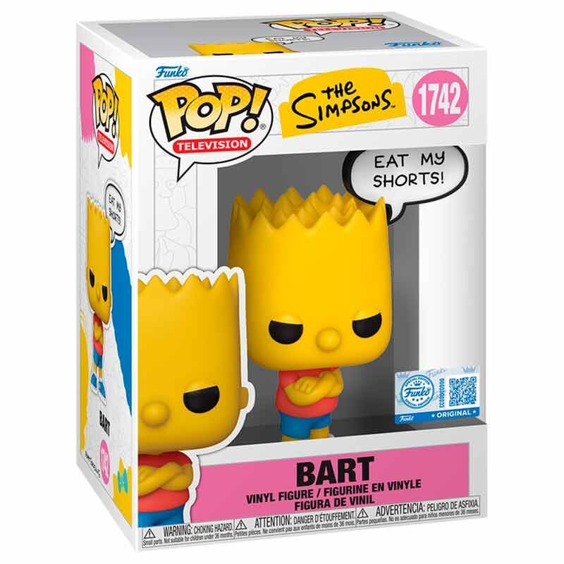 Figura Funko POP Los Simpsons Bart Exclusive – Coleccionable de Vinilo 9cm
