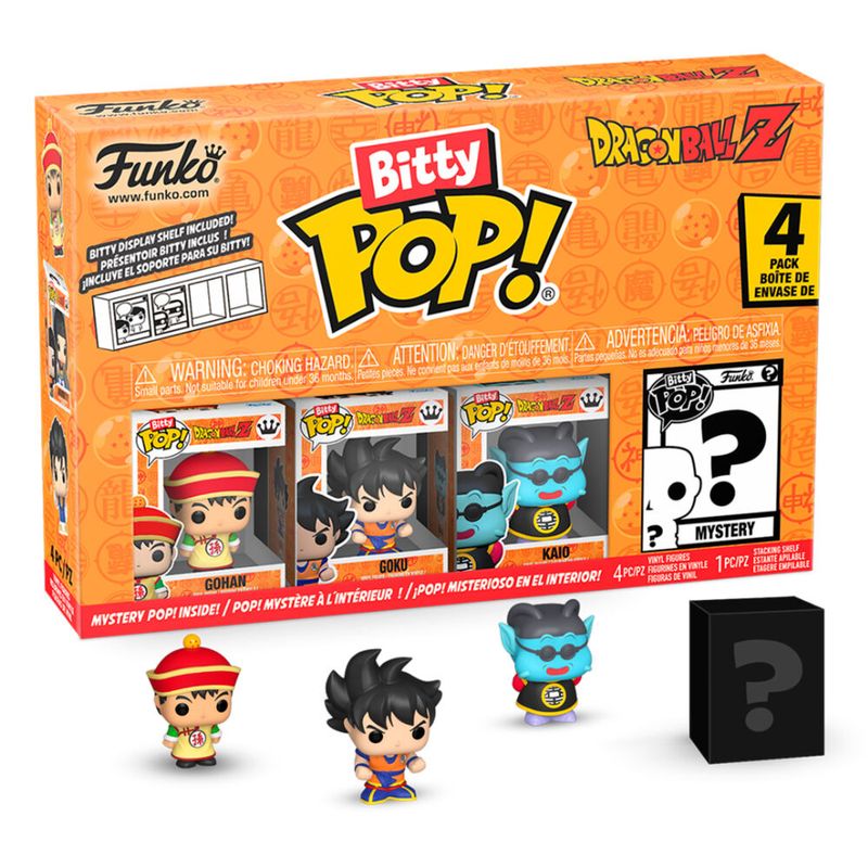 Blister 4 Figuras Bitty POP Dragon Ball Z Cell – Colección Oficial