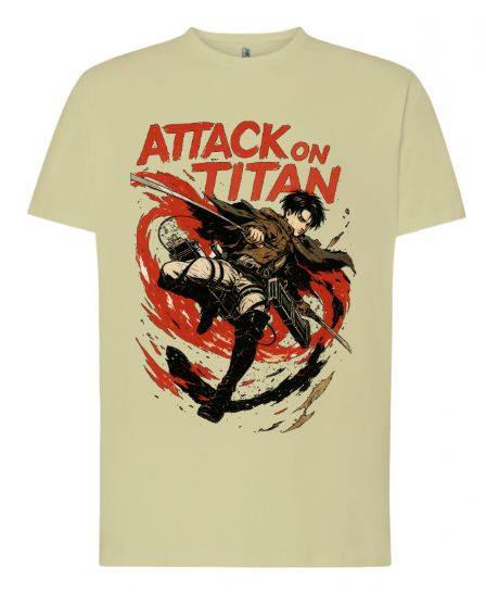 Camiseta Levi Ackerman | Ataque a los Titanes | Tallas XS a 5XL | Merch Anime