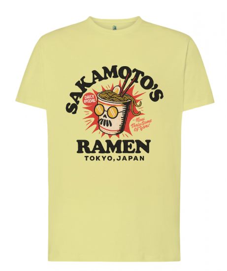 Camiseta Sakamoto Ramen – Diseño Exclusivo para Fans de Anime