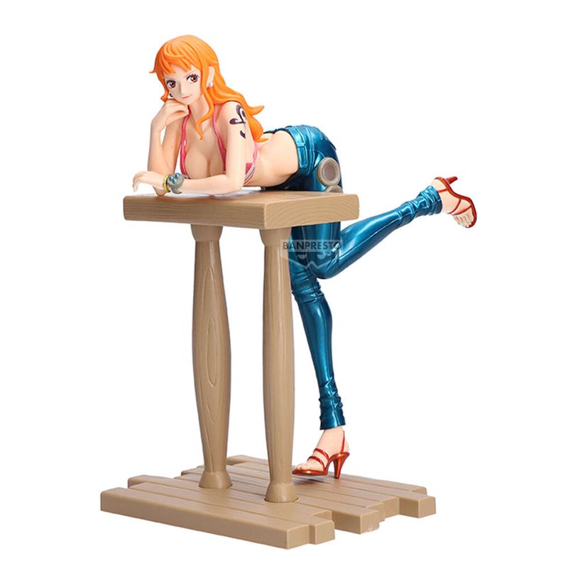Figura Nami Grandline Journey One Piece 17cm – Colección Oficial