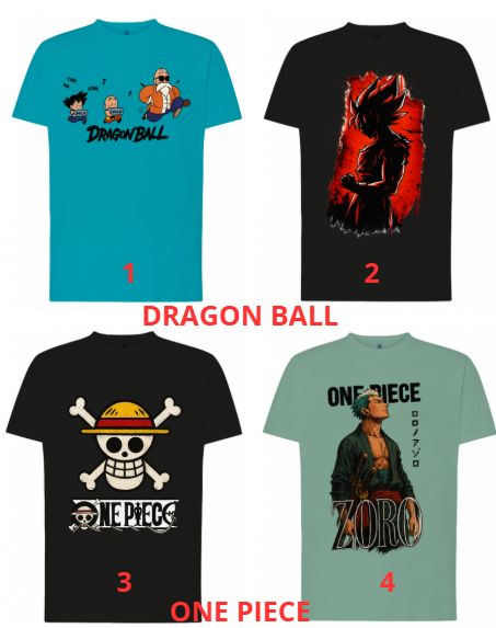 Pack 2 Camisetas Anime por 35€ – Envío Gratis y Tallas XS a 5XL