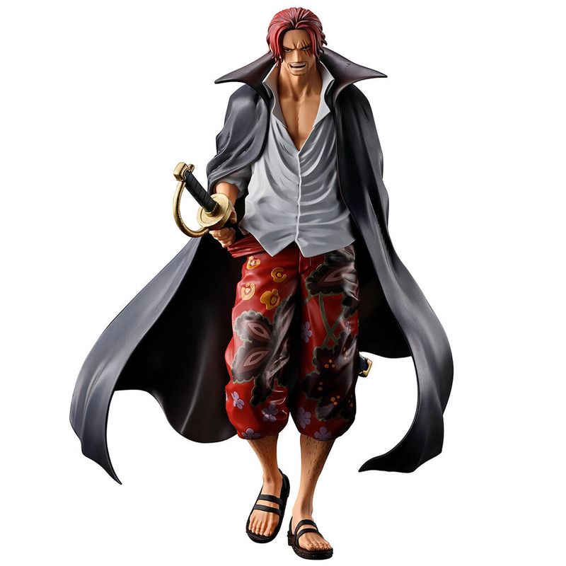🟥 Figura Ichibansho Shanks Red Hair Pirates One Piece 21 cm