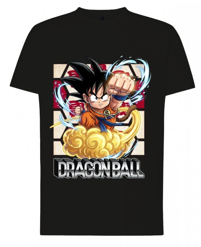 Camiseta Dragon Ball Goku Nube Voladora – Diseño Anime Unisex XS a 5XL