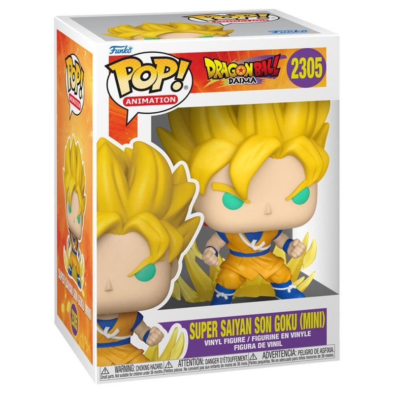 Figura Funko POP Dragon Ball Daima Super Saiyan Son Goku Mini – Vinilo Coleccionable en Caja Regalo