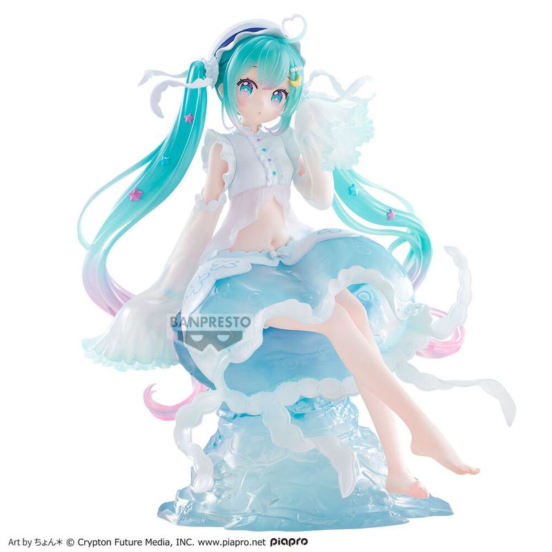 Figura Hatsune Miku Clearluxe Jellyfish Vocaloid 20 cm – Figura Coleccionable