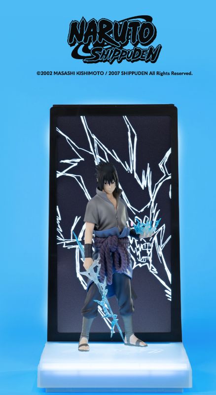 Figura Neon by Tsume Sasuke Uchiha – Estatua Coleccionable Premium con Efecto Neón
