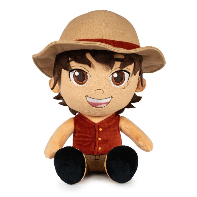 Peluche Luffy One Piece 24 cm – Muñeco Suave del Capitán del Sombrero de Paja