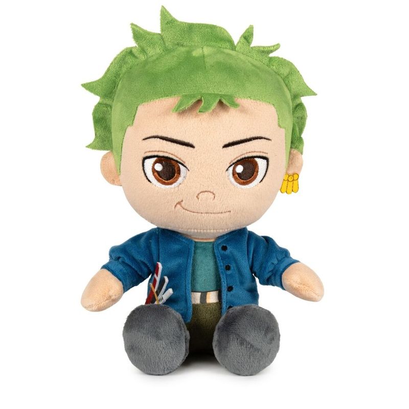 Peluche Zoro One Piece 24 cm – Muñeco Suave de Roronoa Zoro Espadachín
