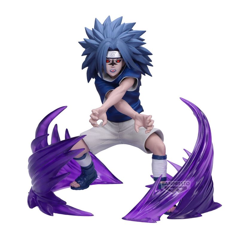 Figura Sasuke Uchiha Vibration Stars Naruto 72 Series 15 cm Coleccionable