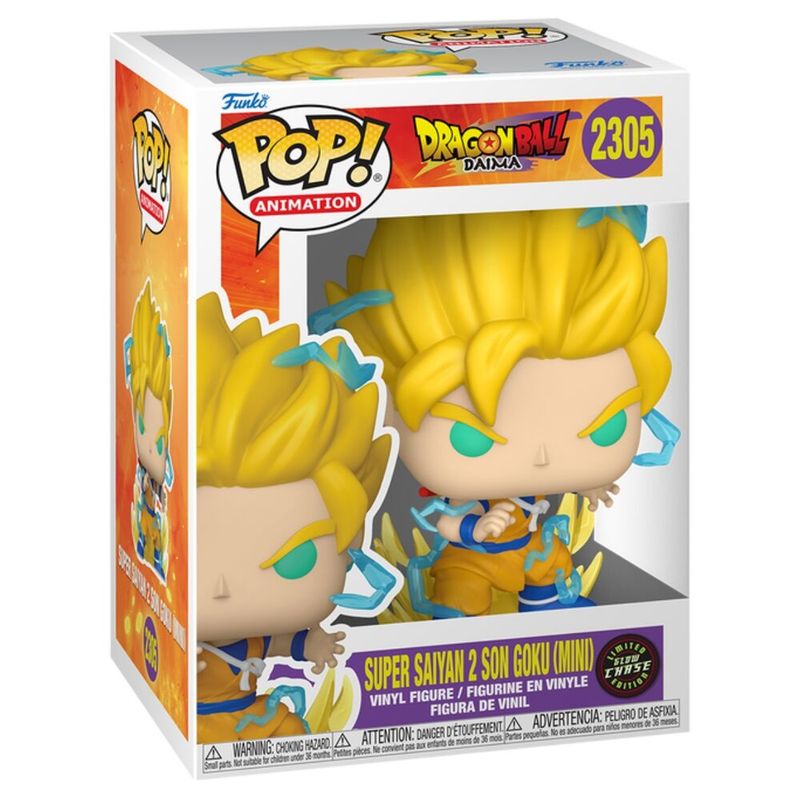 Figura POP Dragon Ball Daima Super Saiyan Son Goku Mini Chase Funko POP Vinilo