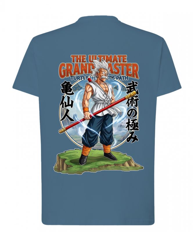 Camiseta Dragon Ball The Ultimate Grandmaster Negra – Diseño Maestro Tortuga Épico | Tallas XS a 5XL