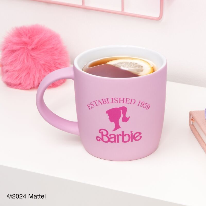 Taza Barbie de Cerámica 400 ml | Taza Oficial para Desayuno