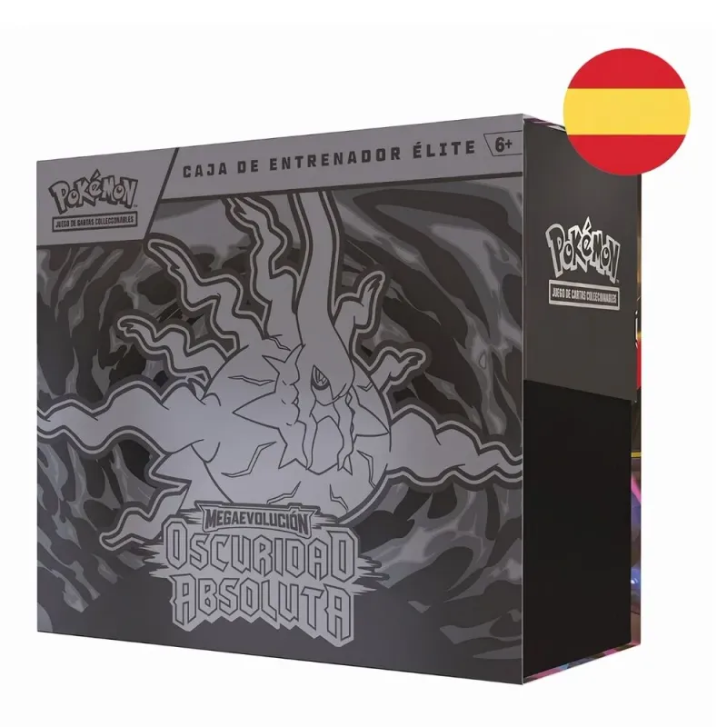 Estuche Entrenador Élite Pokémon MEGAEVOLUCIÓN: Oscuridad Absoluta en Español | ETB Oficial JCC Pokémon