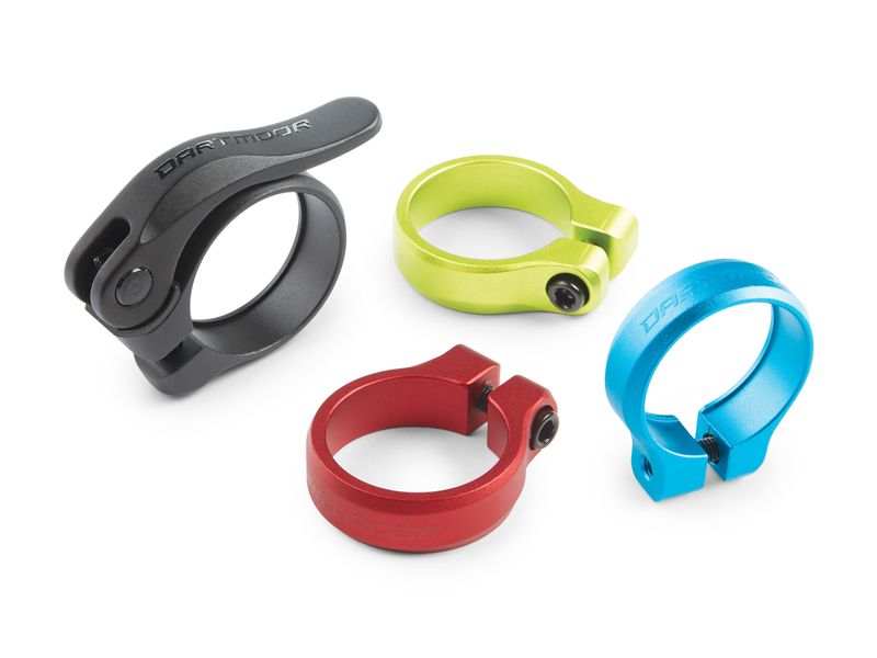 Obejma podsiodłowa Dartmoor Loop Bolt śred. 34,9mm, z śrubą,  czarna anodowana zacisk podsiodłowy