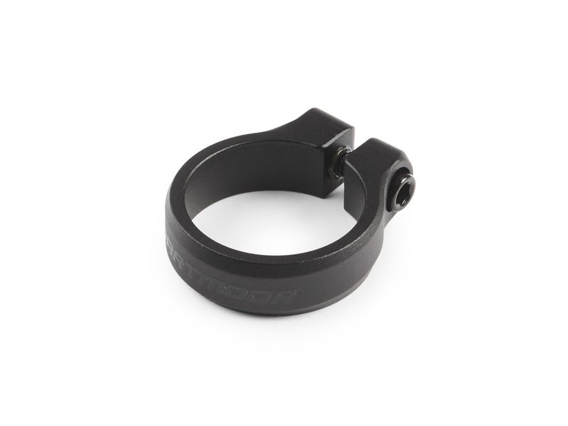 Obejma podsiodłowa Dartmoor Loop Bolt śred. 34,9mm, z śrubą,  czarna anodowana zacisk podsiodłowy