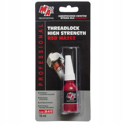 ​Środek do Zabezpieczenia Gwintów MA - PRO | 10ml CZERWONY MOCNY (LOCKTIDE LOCKTITE)