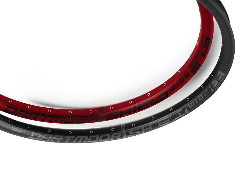 Obręcz Dartmoor Shield Wide 27.5&quot;, 32 otwory, tubeless ready, matowa czarna anodowana